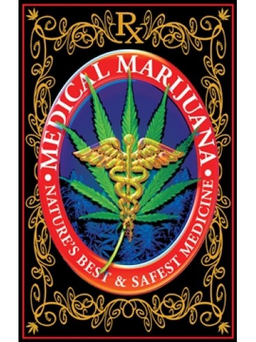 Medical Marijuana Black Light Poster