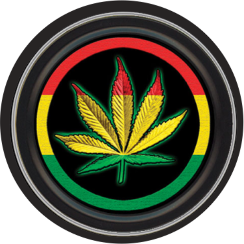Rasta Leaf Stash Tin