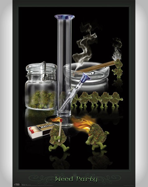 Weed Party Poster