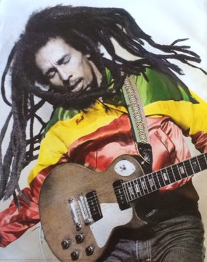 Bob Marley Guitar Mini Poster