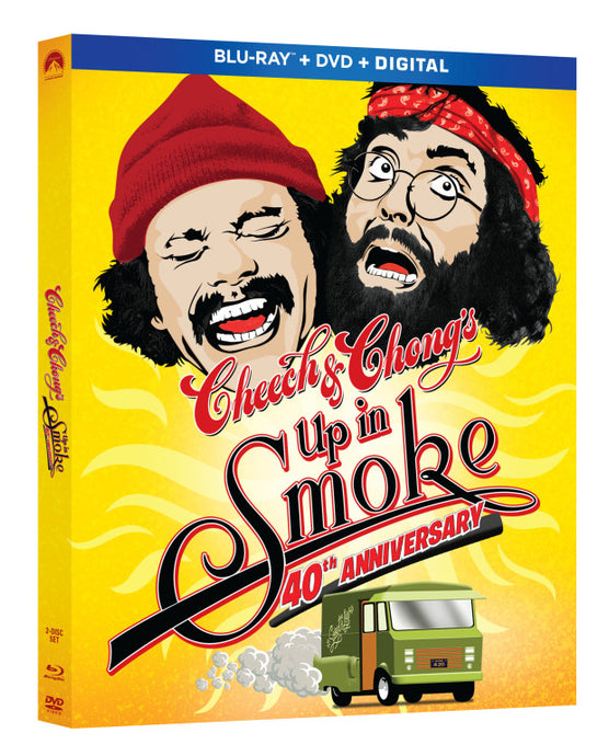 CHEECH AND CHONG'S UP IN SMOKE 40TH ANNIVERSARY EDITION NEW DVD IN SLEAVE