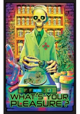 What's Your Pleasure Black Light Poster